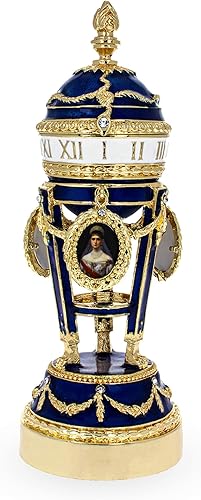 Miniatura 1 de BestPysanky Marcos de fotos en el reloj Royal Inspired Imperial Easter Egg