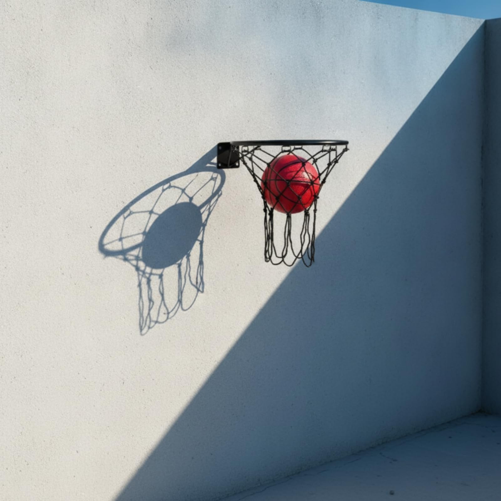 F Fityle Aro de Baloncesto Mini Canasta Tablero Red Aro Fuerte y Red Estable Que Fomentan Habilidad y Condición Física Disponible en Varios Diámetros Apto para