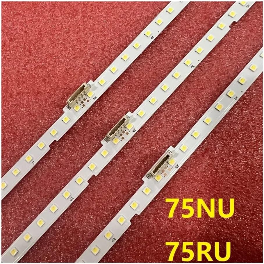 Backlight Strip Compatible with UE75RU7100 RU7025 RU7090S RU7022K RU7090U RU7092U RU7099U RU7100K Spare Parts(Kit 3pcs for 1 TV)