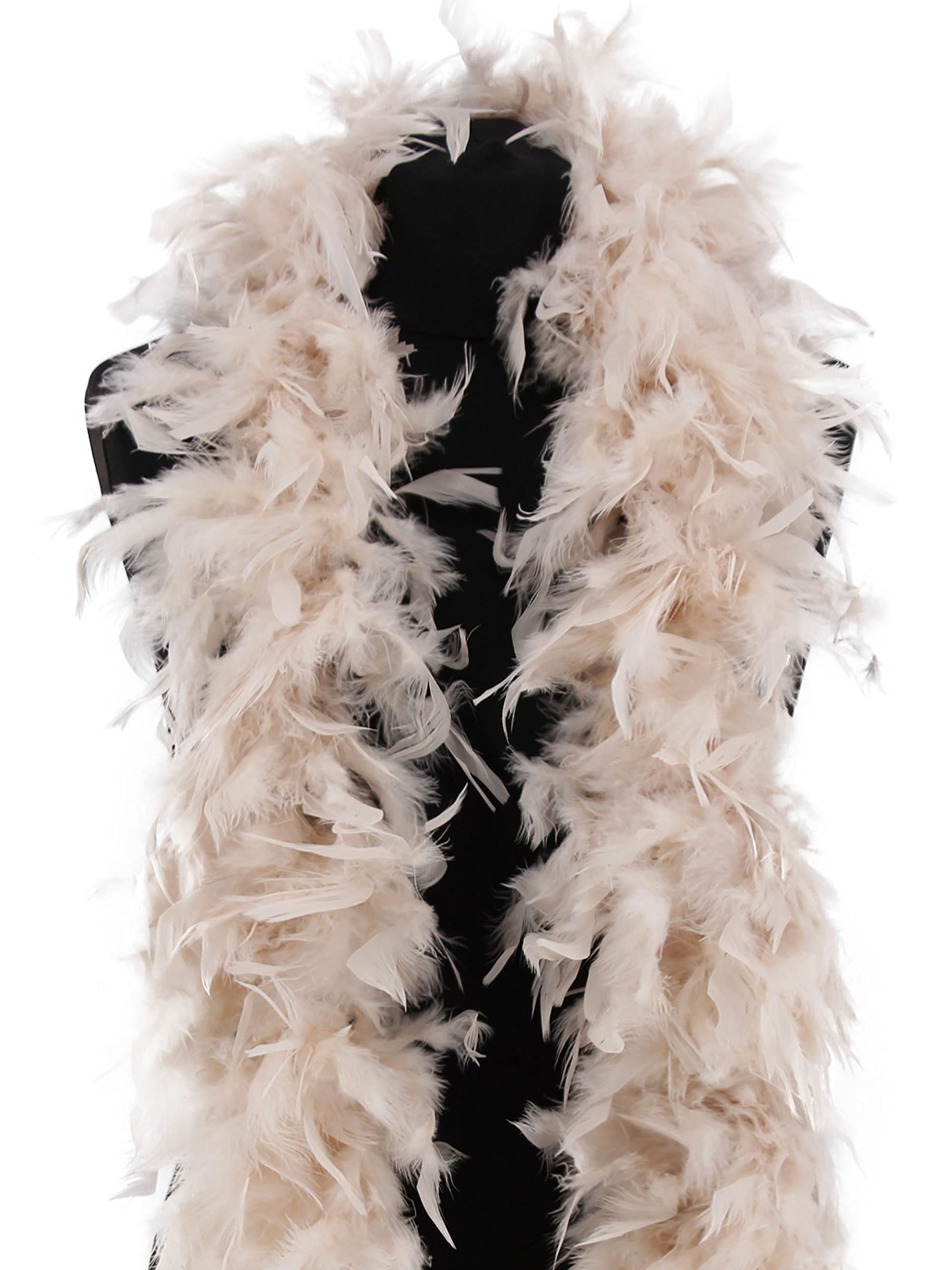Deluxe Ivory Feather Boa – 100g -180cm