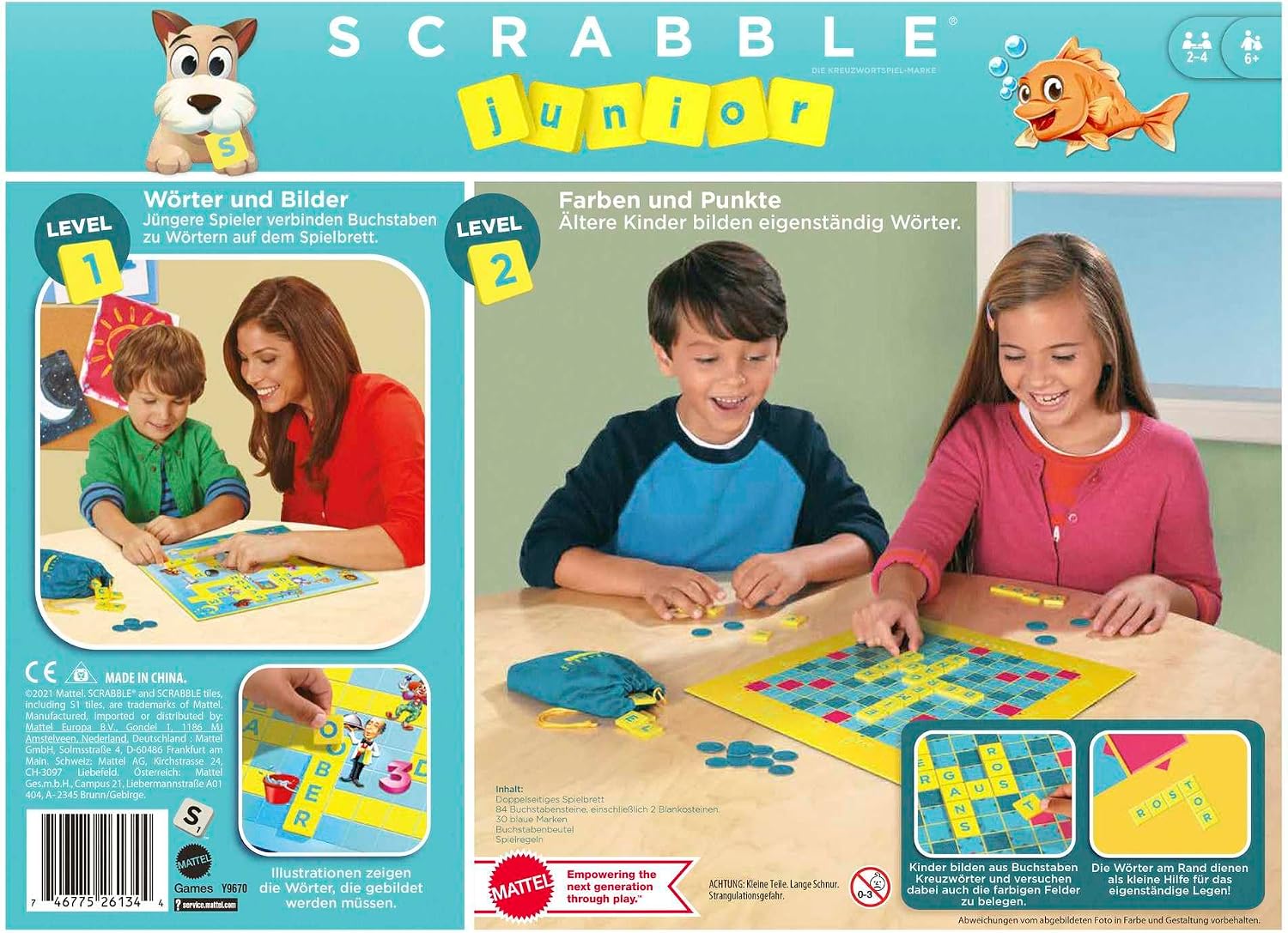 Scrabble Junior Mitwachsendes Kinderspiel – Vorschau 6