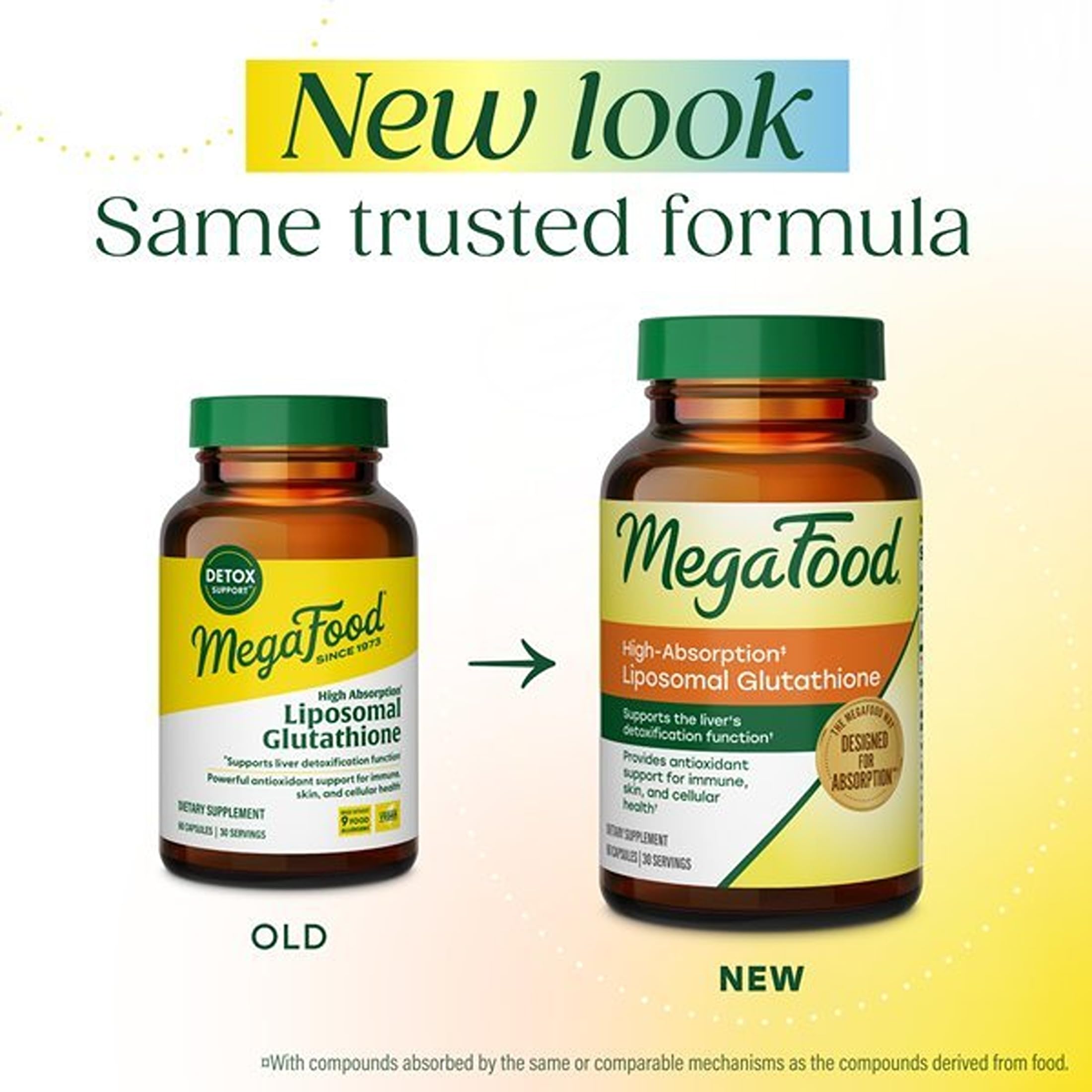 MegaFood High Absorption Liposomal Glutathione Supplement, 60 Capsules — Amazon image 2