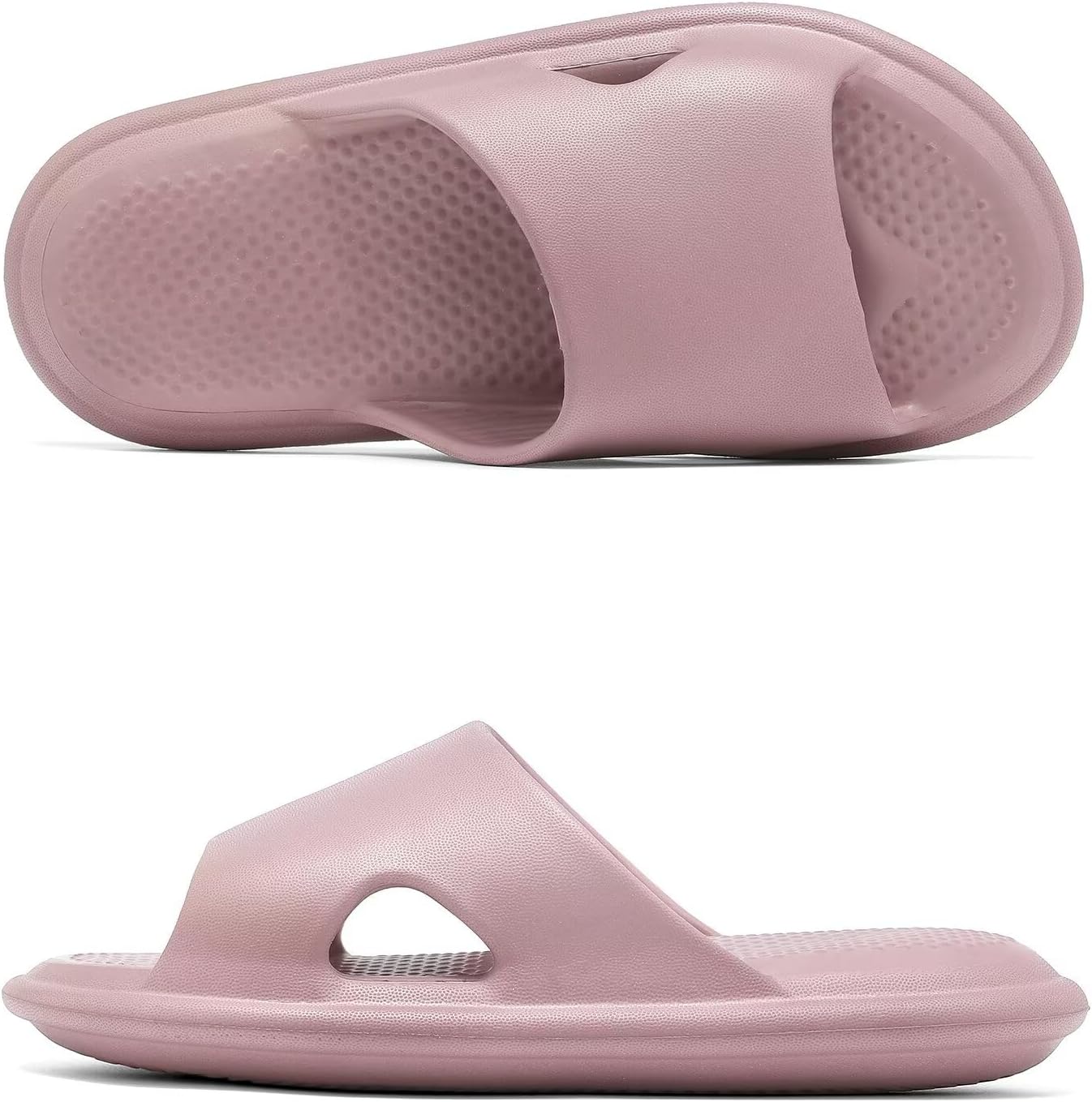 Cheval Slides for Women Men House Bathroom Shower Shoes, Lightweight Pool Beach Slide, Cloud Pillow Slippers Cushioned Sole