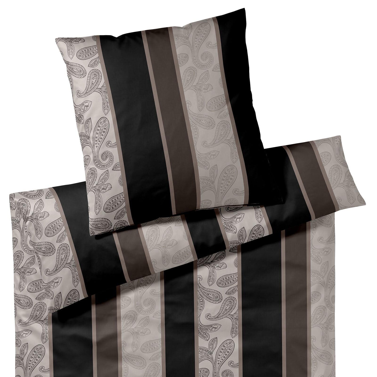 Joop! Bettwäsche Paisley Stripes 4121 Black - 09