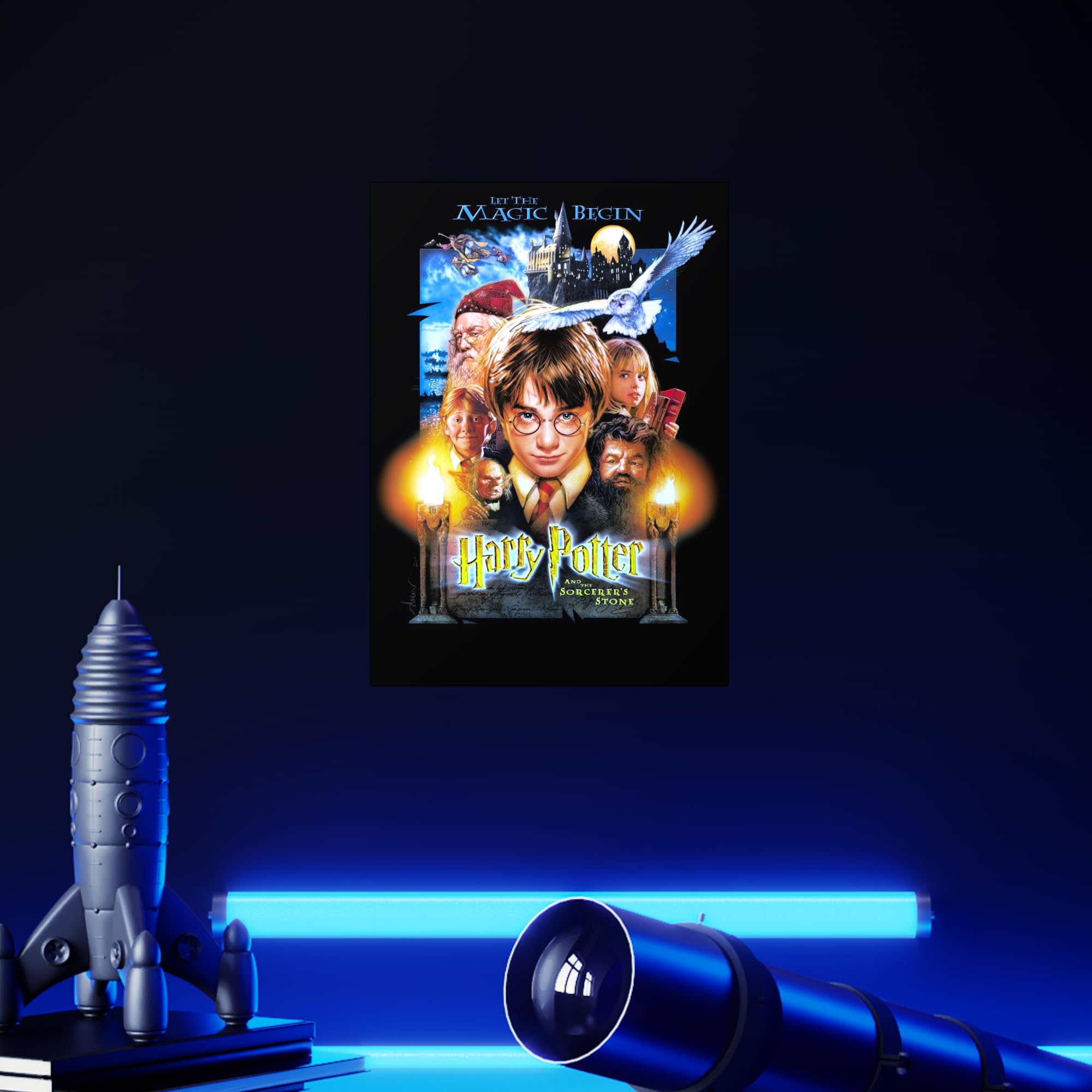 Amazon.com: Displate Metal Poster Harry Potter - Wizarding