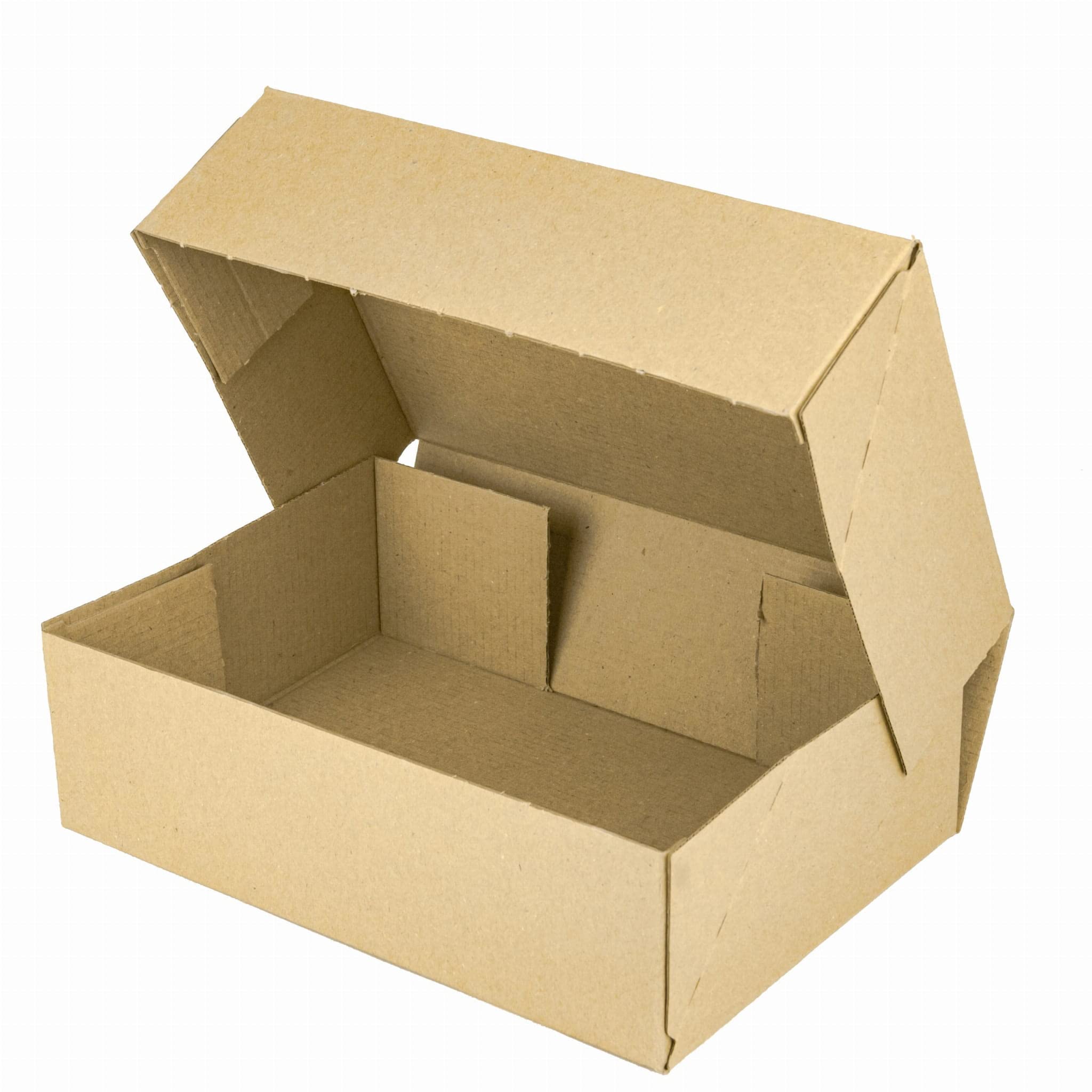 Packaging Hero 12" x 8" x 4" Corrugated Cardboard Mailing Boxes, shipping boxes, gift boxes, e-commerce boxes with free clear round stickers (Pack of 8)