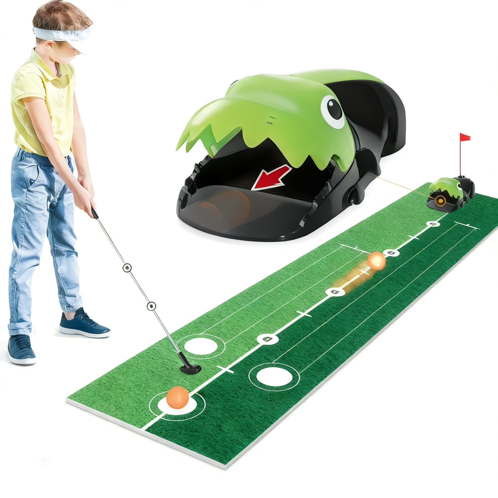 Set da Golf per Bambini 2 in 1 con luci Colorate