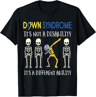 Down Syndrome it's a different ability Funny Down Syndrome T-Shirt