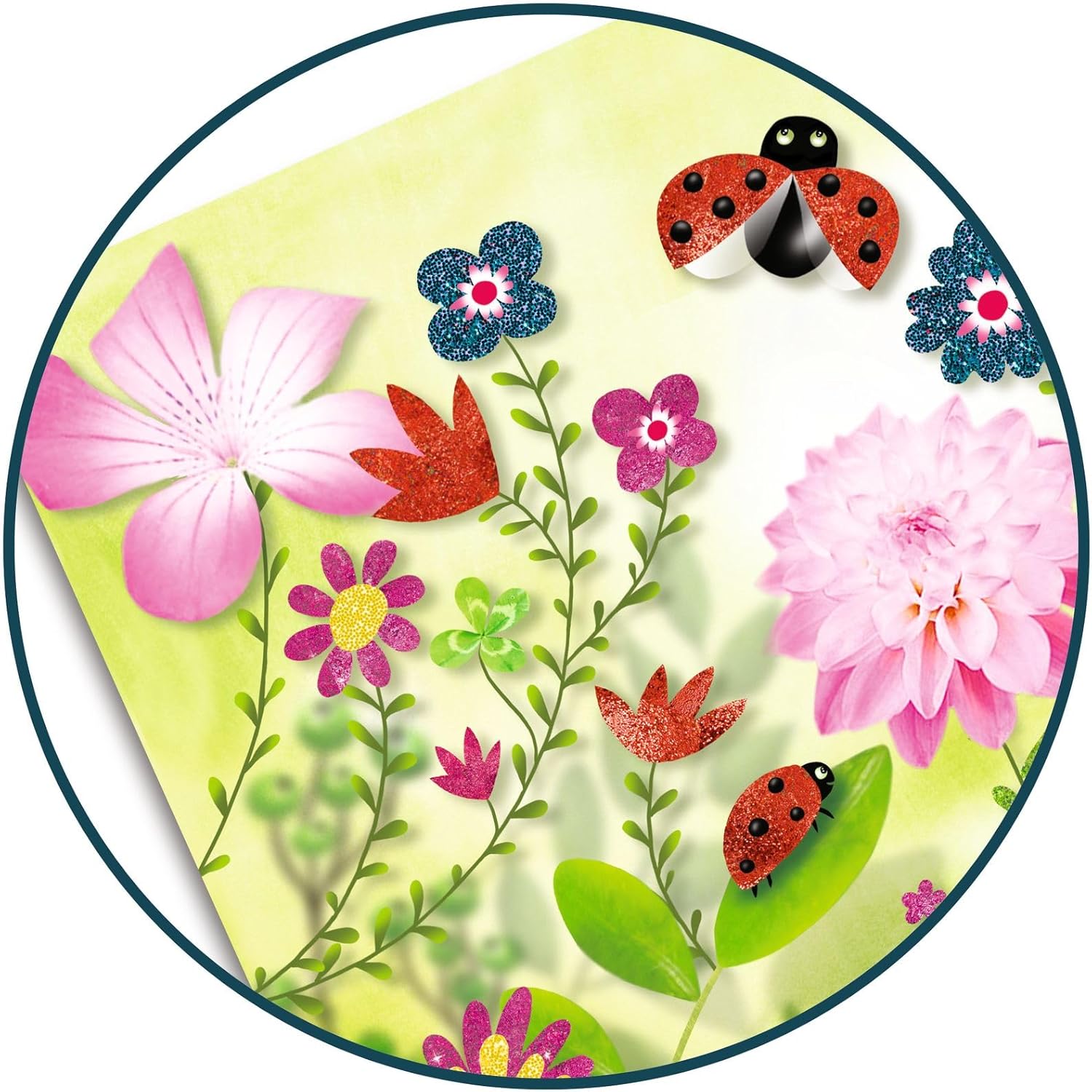 DJECO Butterflies Glitter Craft Kit