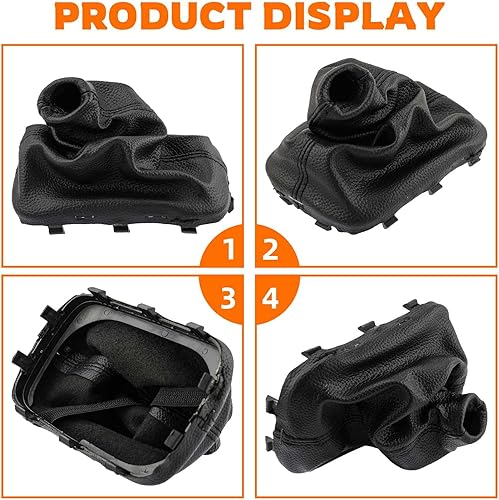 Miniatura 3 de GoaMotors Car Gear Shift Knob Leather Boot AT for Forte Forte5 Forte Koup 2010-2013, 846401M500WK