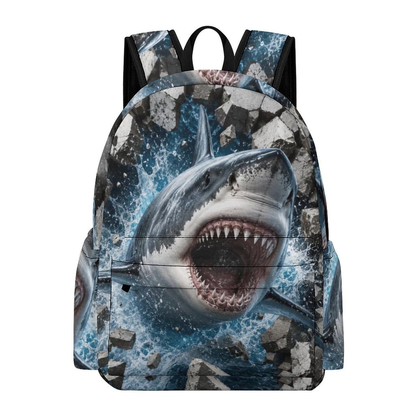 TPISLI Shark Rucksack Girls Age 8 Marine Life School Backpack Children Year 7 Durable Lightweight 16.5 Inch Laptop Daypack School Years 3-6 Daily Use Outdoor Gift