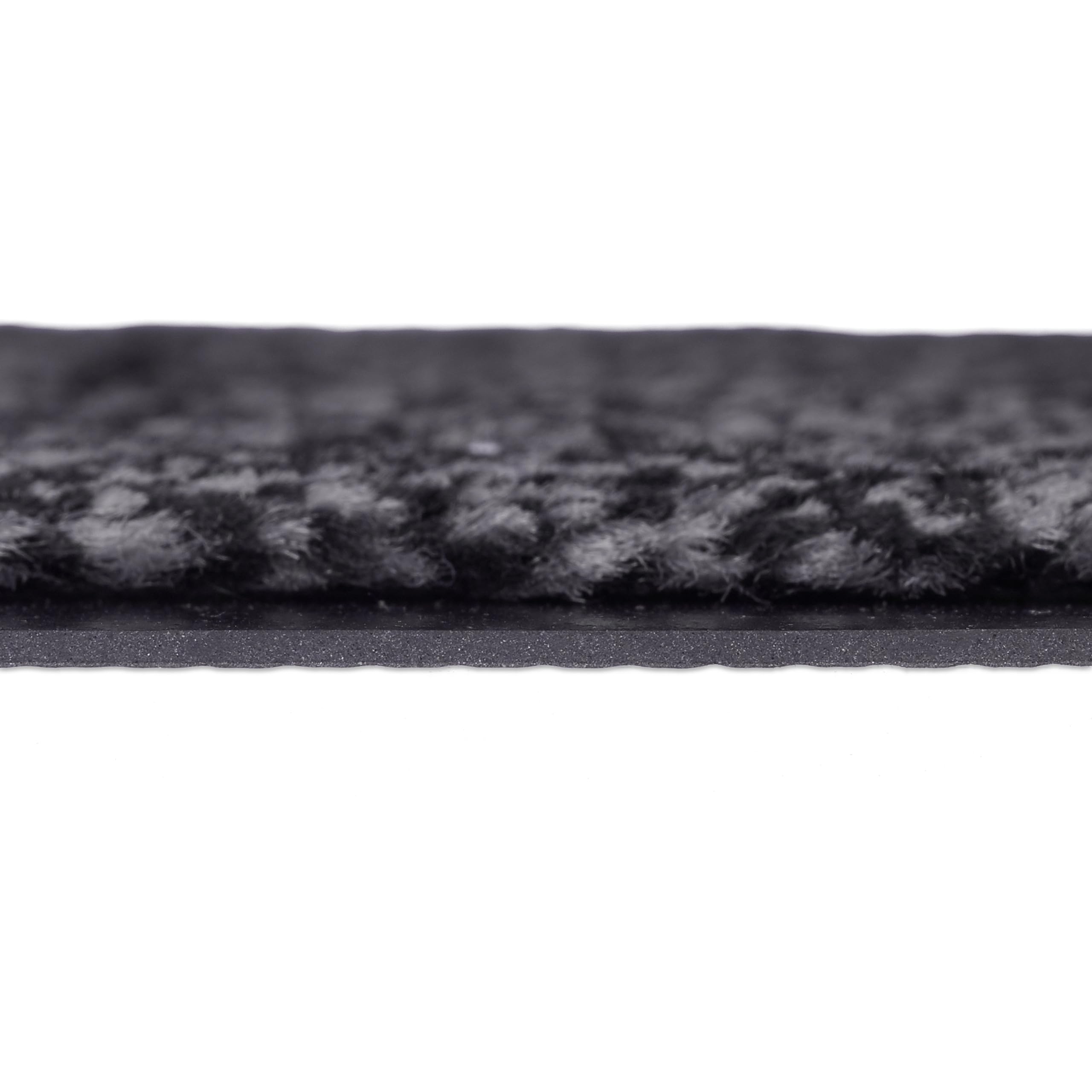 Relaxdays Felpudo para Entrada Antideslizante Clásico, Polipropileno-PVC, Gris, 120 x 180 cm