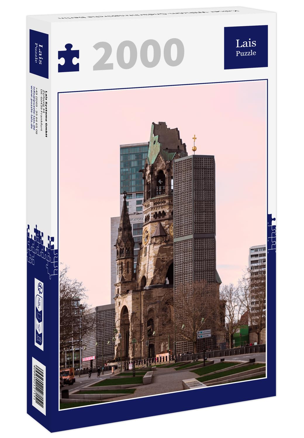 Lais Puzzle 2000 Teile - Neogotische Kirche Im Storchendorf Linum, Brandenburg, Deutschland