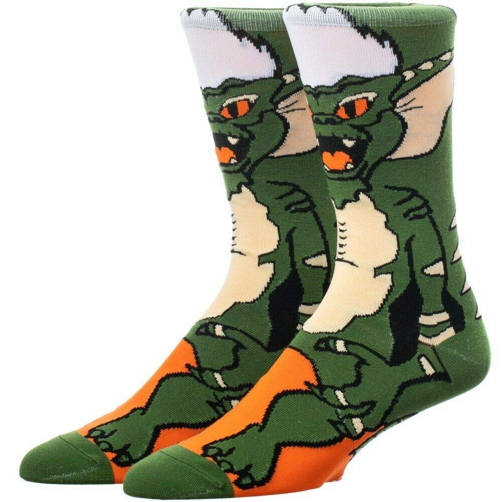 Gremlins Unisex Multicoloured Classic Gremlin Movie Spike 360 Character Crew Socks