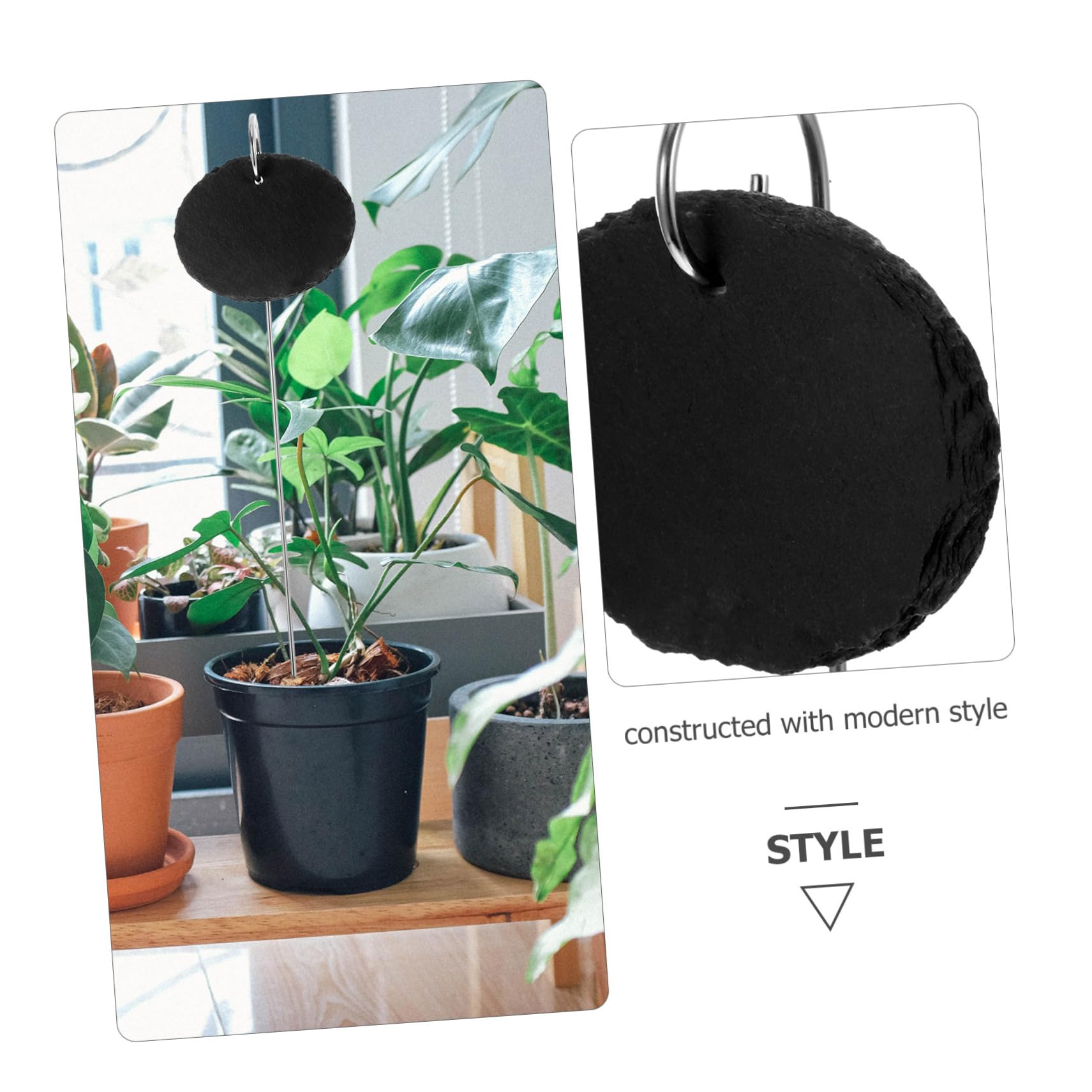 BESPORTBLE 10pezzi Etichette Per Piante e Inossidabile Tag Identificativi Per Giardino e Piante Vaso Facili Da Scrivere e Portatili Per Giardinaggio