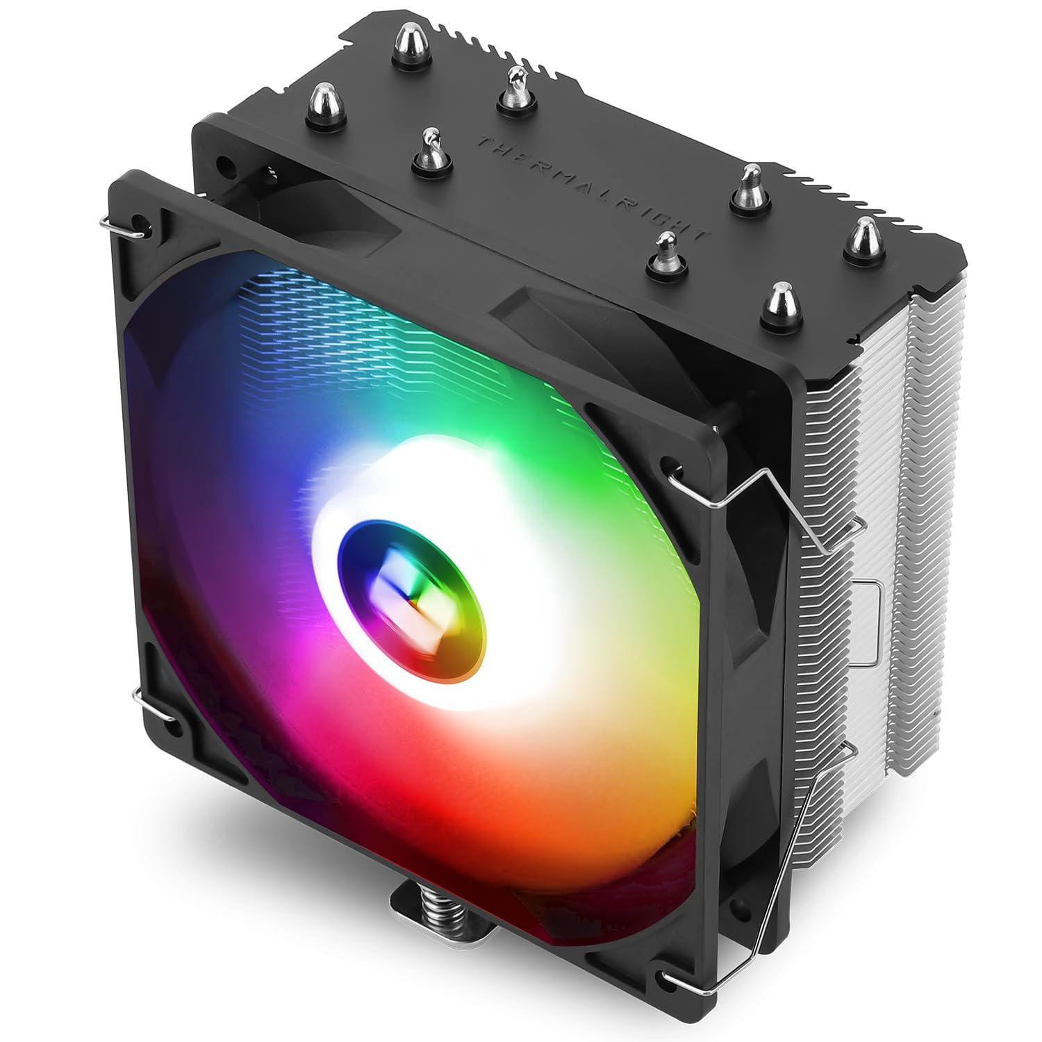 TR-Thermalright Assassin X 120R SE ARGB Refroidisseur de CPU - 4 Caloducs, Ventilateur Silencieux 120 mm, pour AMD AM4/AM5, Intel LGA1851/1700/115x/1200, Refroidisseur pour PC