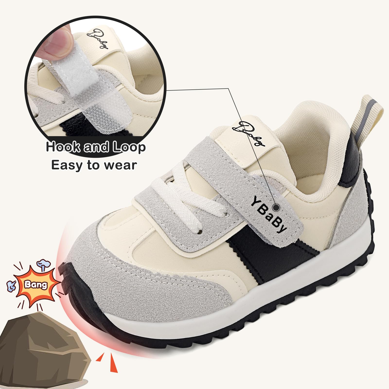 MK MATT KEELY Basket Enfant Fille Garçon Chaussure Premier Pas Bébé Sneakers Marche Confort avec Semelle Caoutchouc Antidérapant