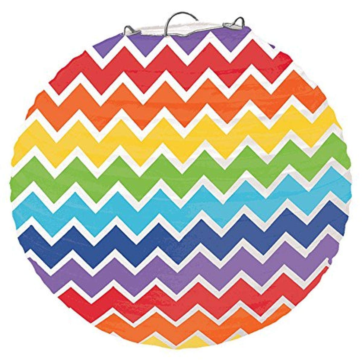 Amscan Lanterns, 15 1/2 inches, Rainbow