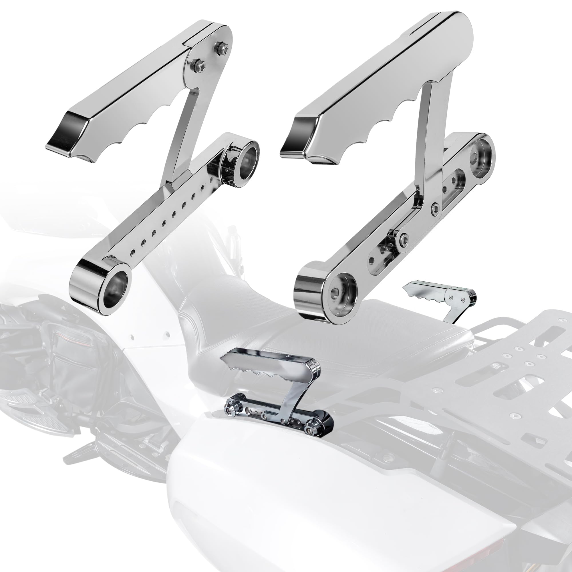 Amazon.com: BAKAFOH Adjustable Aluminum Rear Armrests Grip Bars