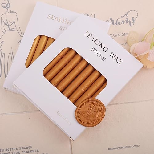 Miniatura 38 de Pearl White Sealing Wax Sticks, ONWINPOR 20 Pieces Glue Gun Wax Seal Sticks, Easy Melting Waxstamp for 0.43'' Glue Gun Waxsealingsticks