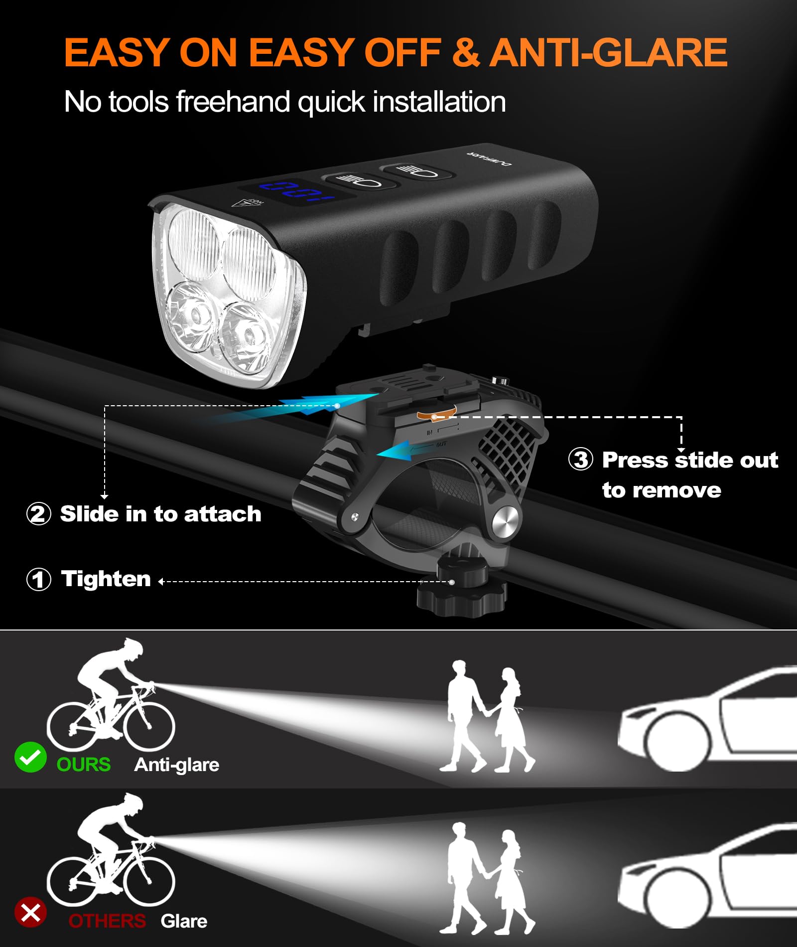 Faros delanteros para bicicleta