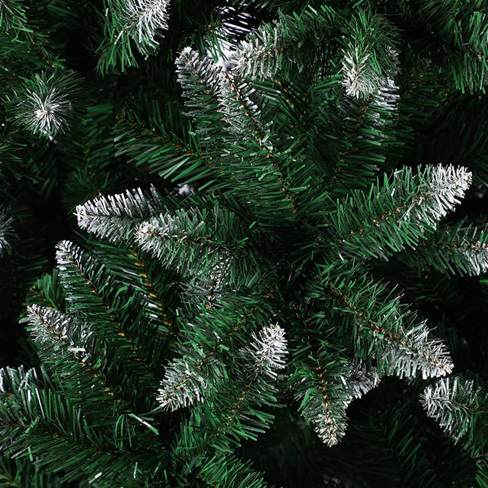 OHMG 180cm Künstlicher Weihnachtsbaum Grün,Weihnachtsbaum PVC künstlich,Tannenbaum Christbaum Tanne Unecht Weihnachtsdeko mit 600 Spitzen,unechter Tannenbaum inkl. Metallständer (600 Zweige)