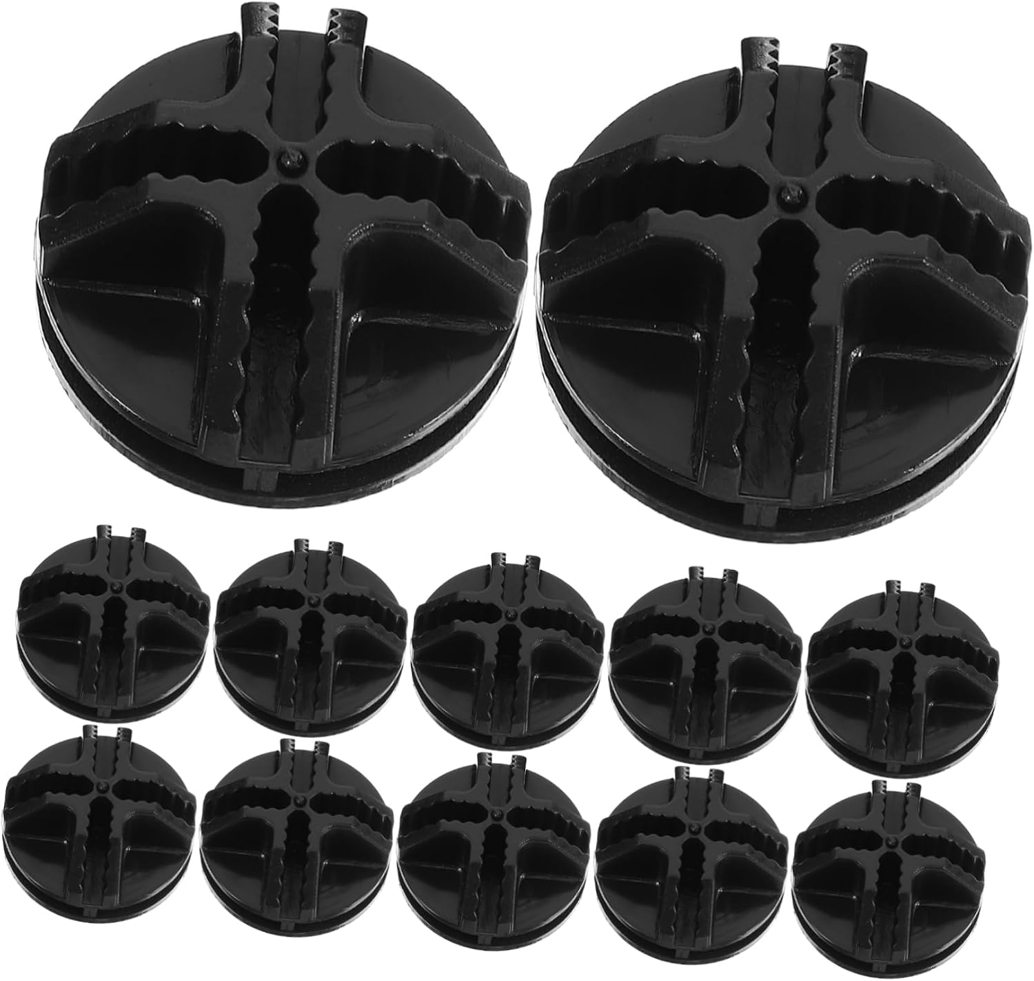 15pcs Closet Buckles Connectors Plastic Modular Closet Organizer Connectors for Wire Shelving