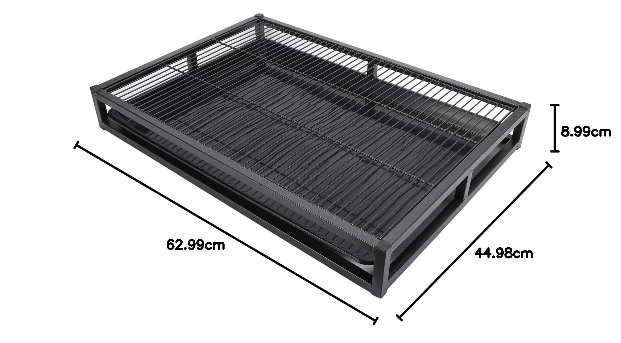 Acouto Hundetraining Toilette Wiederverwendbare Lebensdauer Leicht zu Innen Im Freien Im Freien Haustier Katzentoilette für Welpen groß 62x43x8cm/24.4x16.9x3.1in Hundetraining Toiletdog Töpfchen (L)