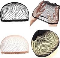 Vista 3 de Redes para el cabello, redes de peluca para moño, malla elástica y fresca, tejido de peluca, gorra de tela, redecilla para el cabello, redecilla