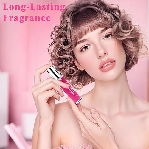 Miniatura 4 de Perfume de feromonas para mujer, fragancia de feromonas de colonia atrae a hombres, perfume de mujer de larga duración, diseño de bola rodante,