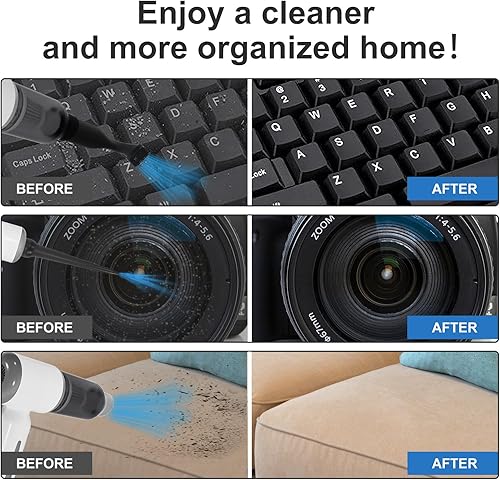 Miniatura 4 de Mini aspiradora inalámbrica para automóvil, aspiradora de mano inalámbrica para automóvil, succión de alta potencia de 9 KPa, aspiradora pequeña