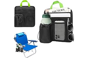 Adjustable Beach Chair Cup Holder and Armrests