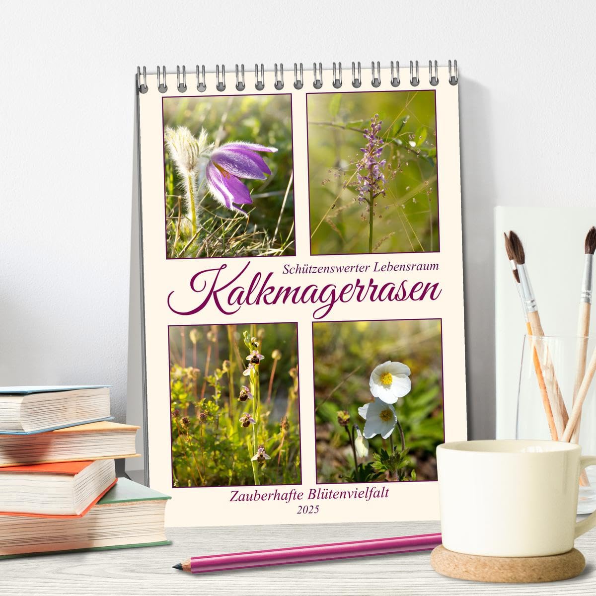 Kalkmagerrasen (Tischkalender 2025 DIN A5 hoch), CALVENDO Monatskalender: Ein schützenswerter Lebensraum (CALVENDO Natur)