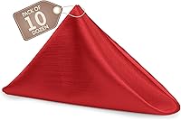 Vista 454 de Ultimate Textile -1 docena - Reversible Shantung Satin - Majestic - Servilletas de tela Majestic de 17 x 17 pulgadas color azul pizarra