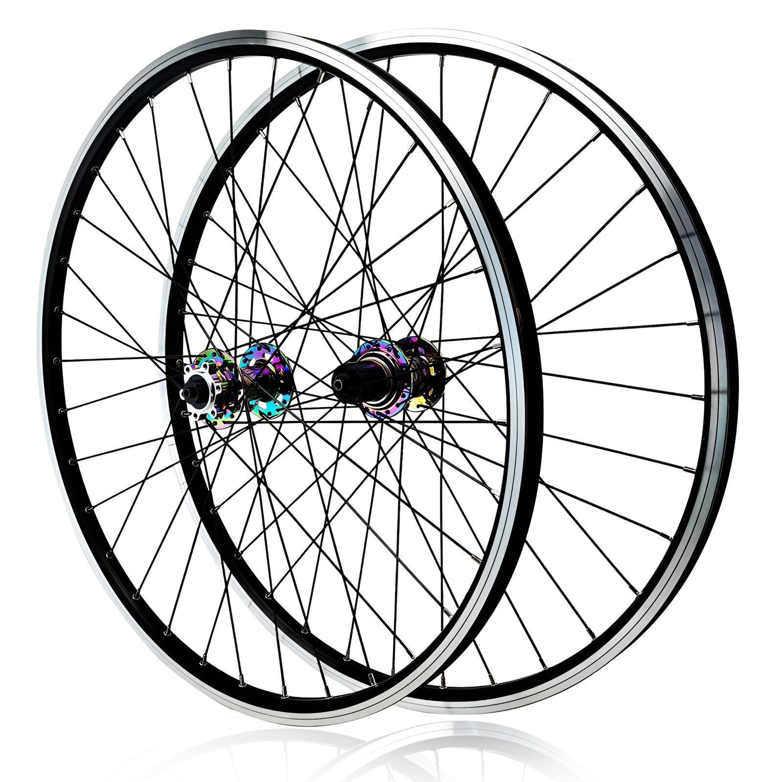 26/27,5/29'' zestaw kół do roweru górskiego hamulce tarczowe dwuwarstwowe felgi ze stopu aluminium 32H piasty przednie i tylne dla prędkości 8/9/10/11/12 prędkości