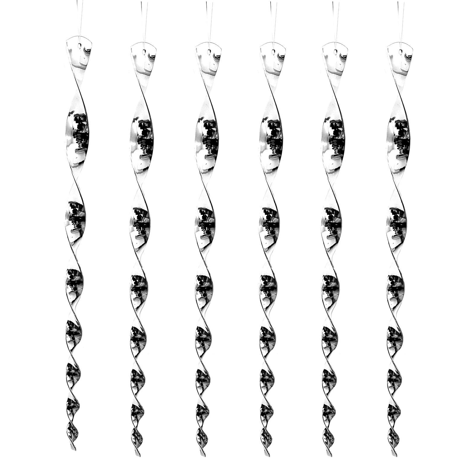 Répulsif à Oiseaux Annlpoy – Lot De 6 Spirales Réfléchissantes Anti-Oiseaux Pour Extérieur, Jardin, Balcon – Dissuasion Par Mouvement Et Lumière, Écologique Et Efficace