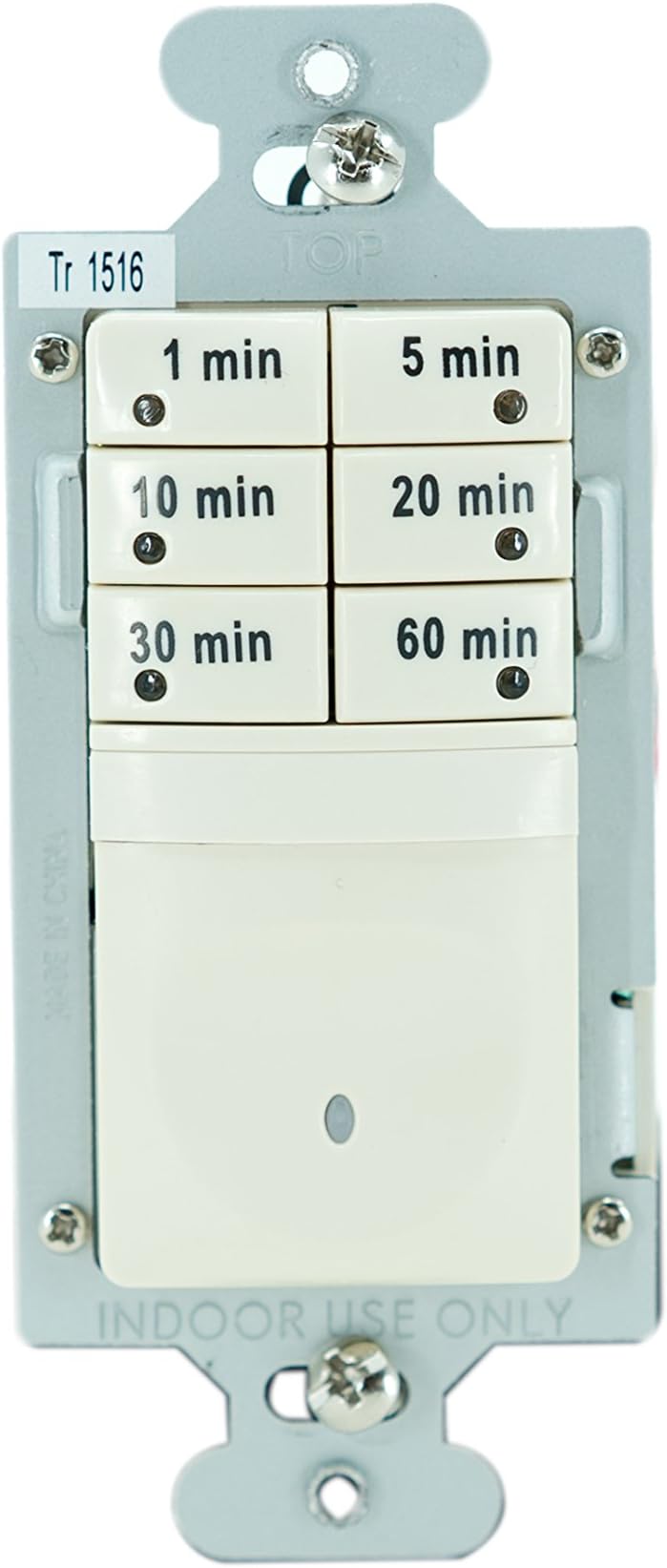 Legrand - Pass & Seymour Digital Light Switch Countdown Timer, Decorator Rocker Wall Switch, 7-Button, RT1LACCV4, Light Almond