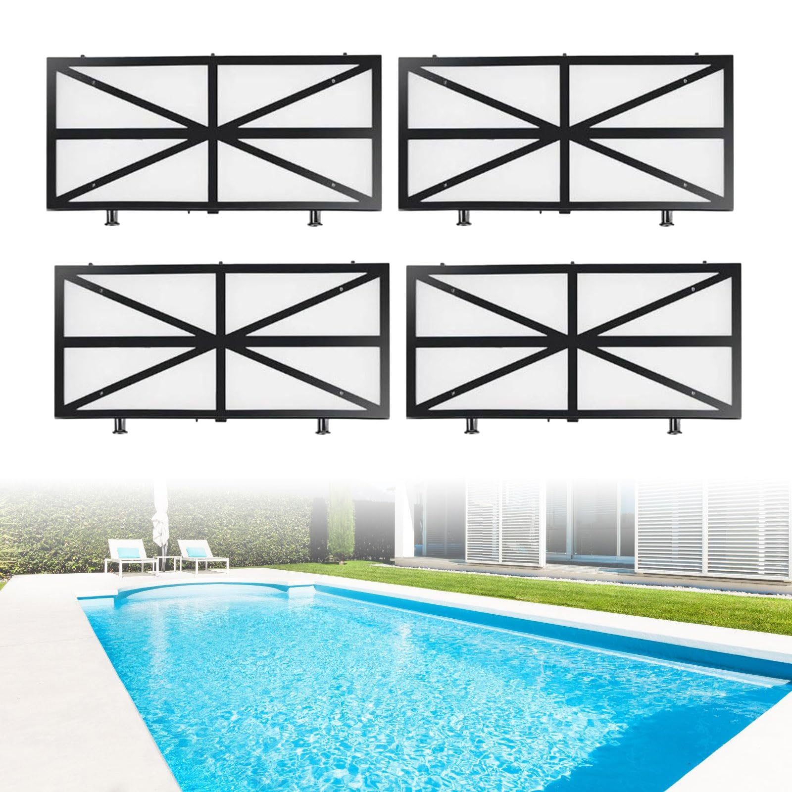 Generisch 4 piezas premium ABS filtro piscina piezas piezas piezas de repuesto para robot limpiador automático accesorios de mantenimiento de piscinas