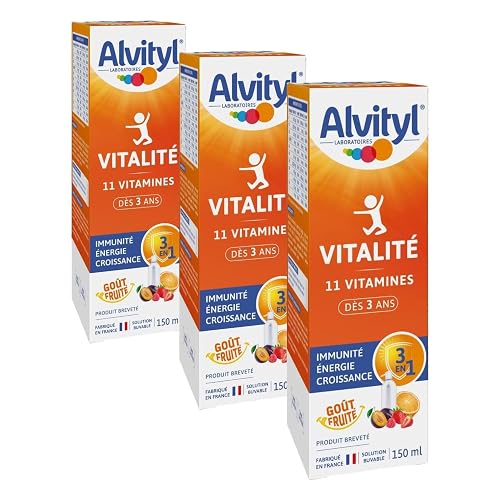Alvityl - Solution buvable multivitaminée - 11 vitamines 100% des