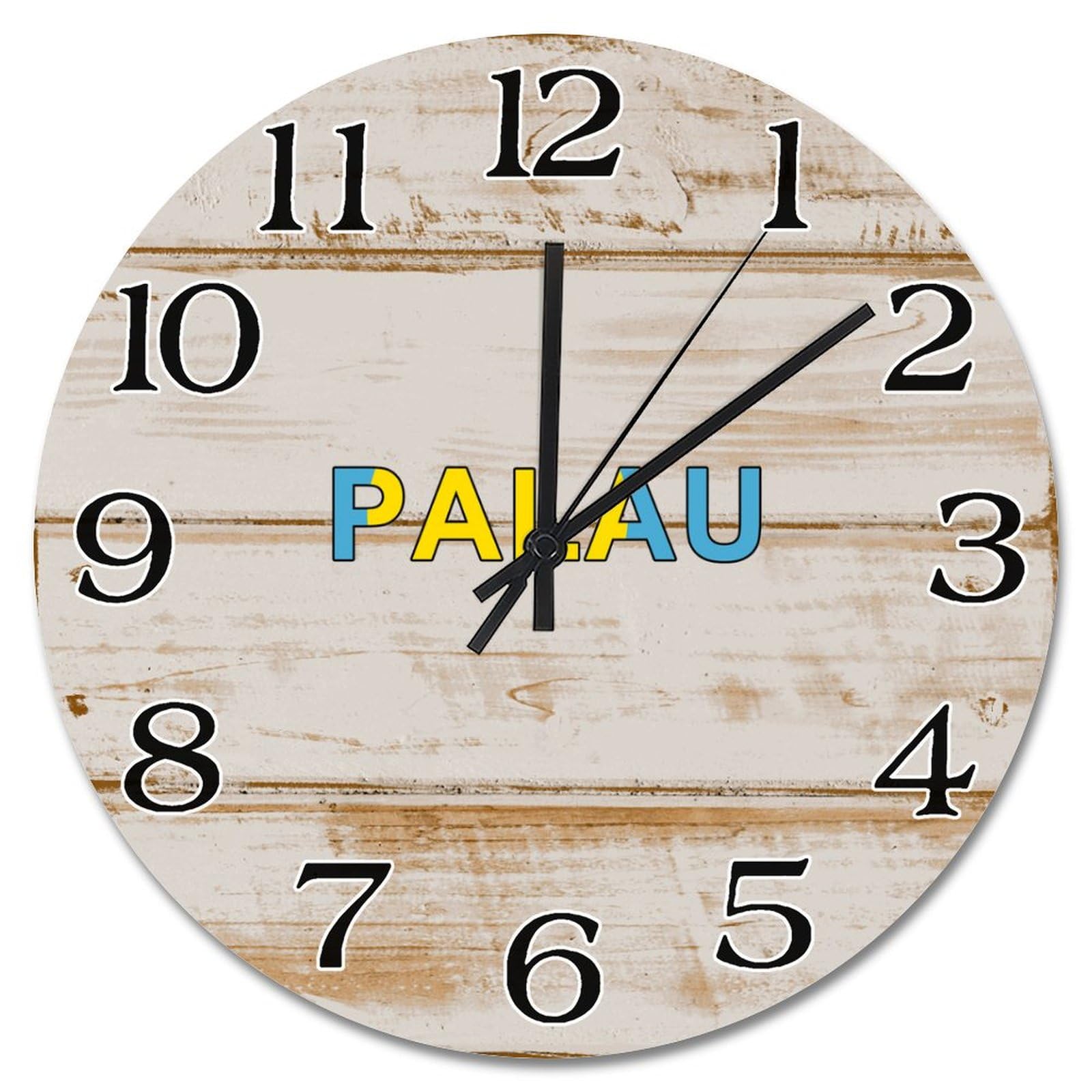 Horloge murale en bois pour décoration murale vintage de cuisine