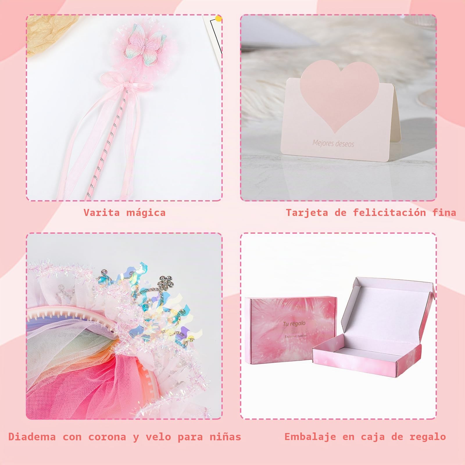 Vestido de Verano sin Mangas para Niña,Vestido de Princesa de Tul Arcoíris,Adecuado para la Fiesta de Cumpleaños de la Dama de Honor de la Niña de Las Flores de la Boda,Apto para Niños de 4 a 8 Años