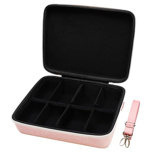 Miniatura 6 de LTGEM - Funda de viaje para tarjetas de juego con correas para los hombros y 6 particiones de cierre de gancho y bucle, compatibilidad con Taco,