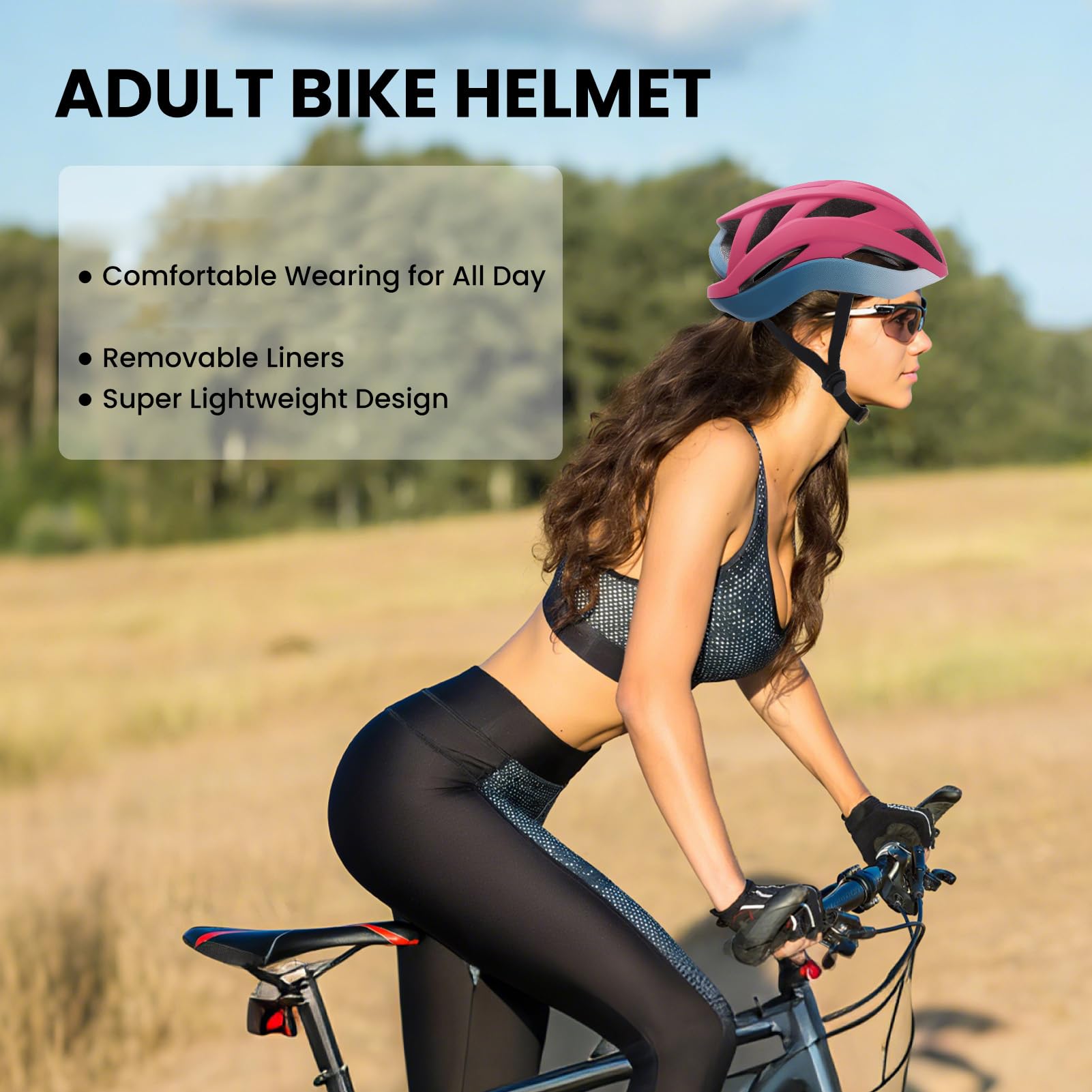 Kask rowerowy dla dorosłych, regulowany, wentylowany, PC + EPS, MIPS, jazda na rowerze wyścigowym, wyposażenie skateboardowe dla kobiet i mężczyzn