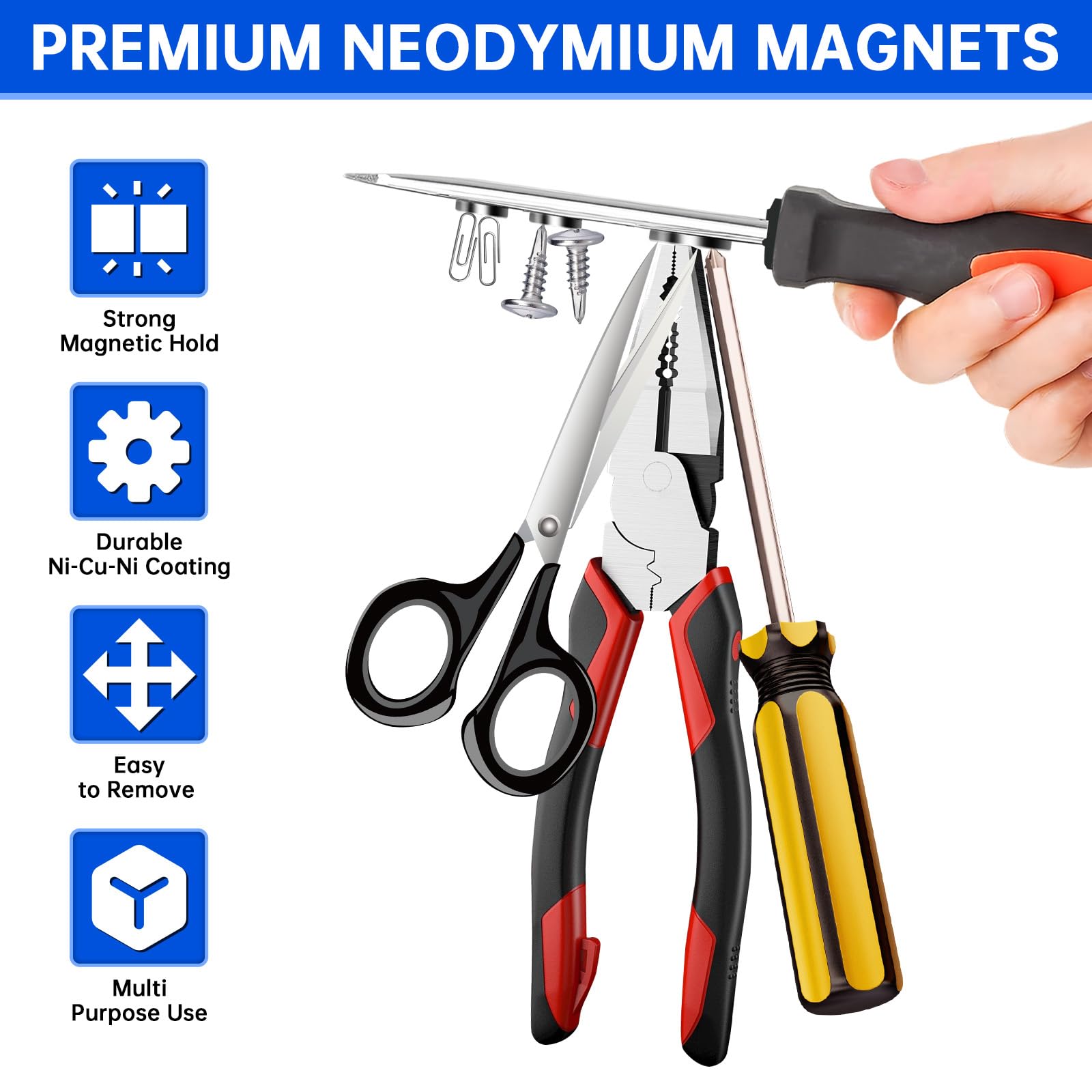 500 Pcs Small Neodymium Magnets for Crafts, 6 Sizes Rare Earth Magnets — Amazon image 4