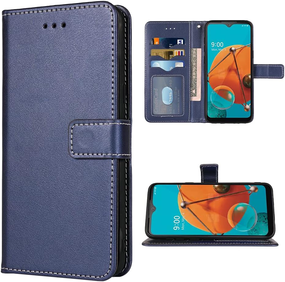 Compatible with LG K51/Reflect LTE/Q51 Wallet Case Wrist Strap