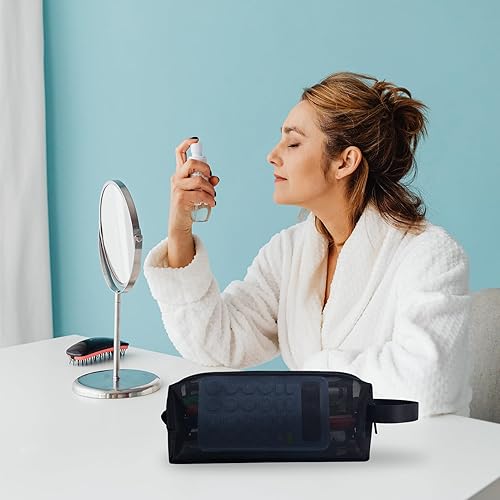 Miniatura 139 de Fmeida Estuche para lápices estético, bolsa de lápices de gran capacidad, estuche portátil para bolígrafos, oficina, papelería, bolsa de maquillaje