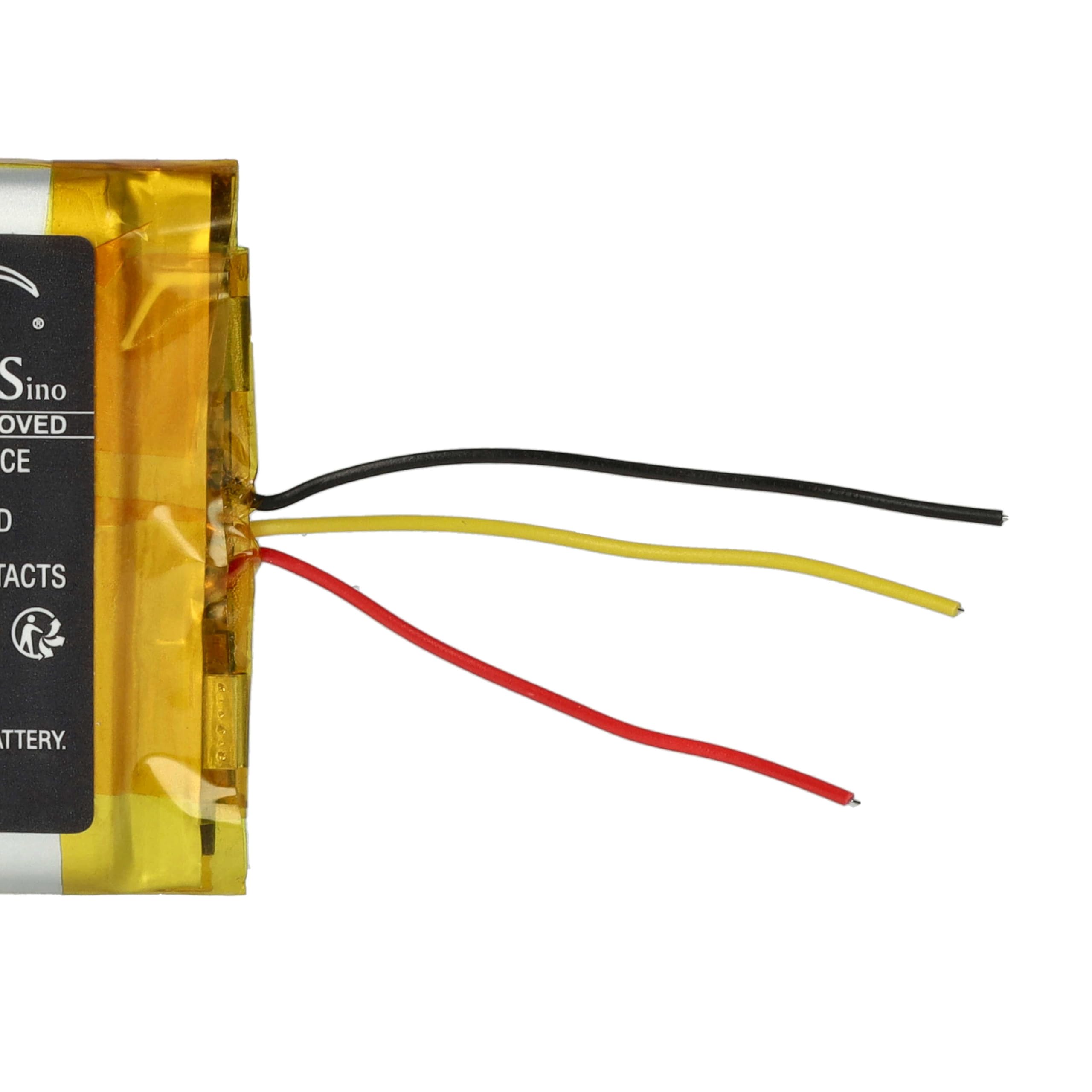 vhbw Bateria zamienna do HyperX PL644050 do bezprzewodowych słuchawek (1500 mAh, 3,7 V, litowo-polimerowa)