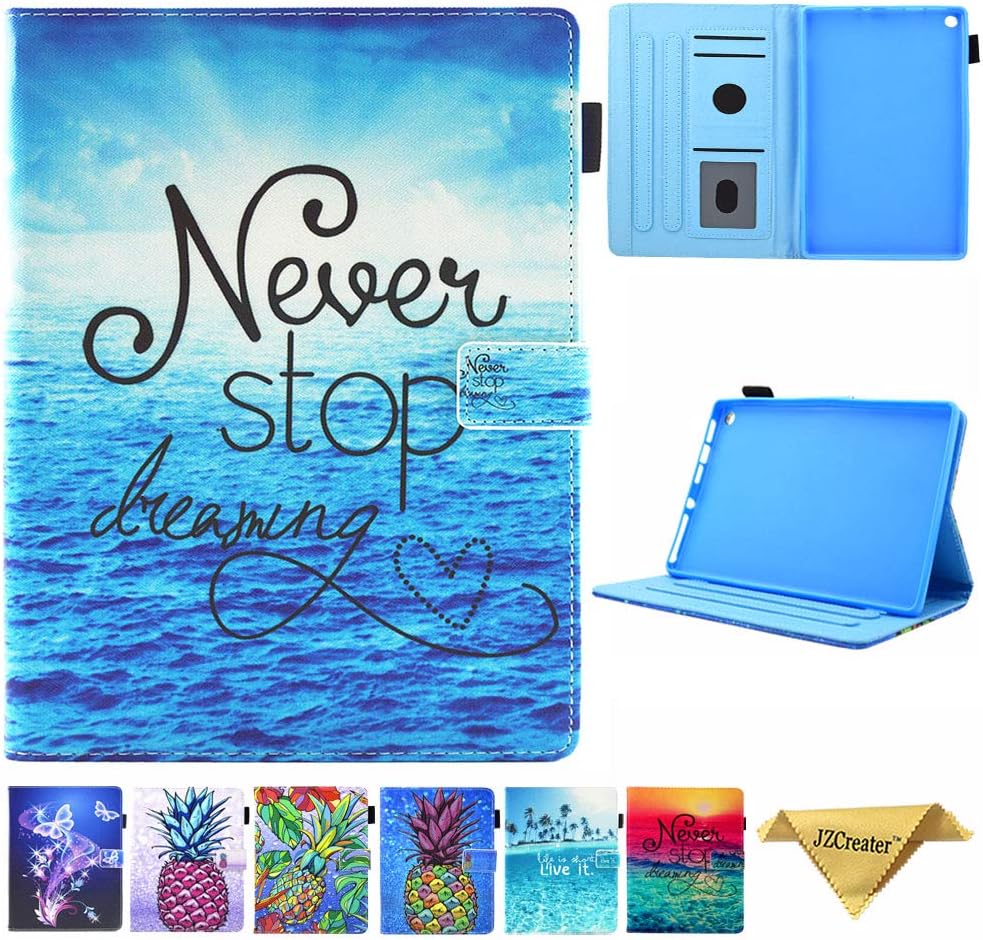 Case for Kindle fire HD 8 Old Model (Only Fit 2018 2017 2016, 8th/7th/6th Gen), Not Fit HD 8 2020 Tablet and HD 8 Plus, JZCreater Standing Case Cover with Auto Wake/Sleep, Dreams