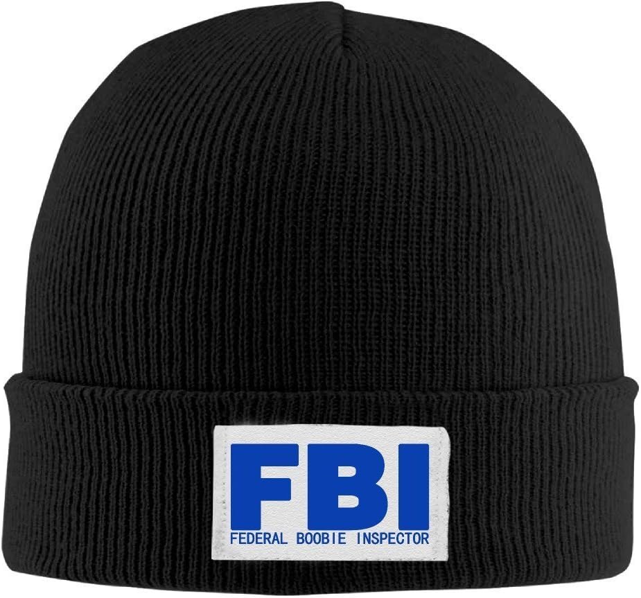 Unisex FBI Federal Boobie Inspector Knit Beanie