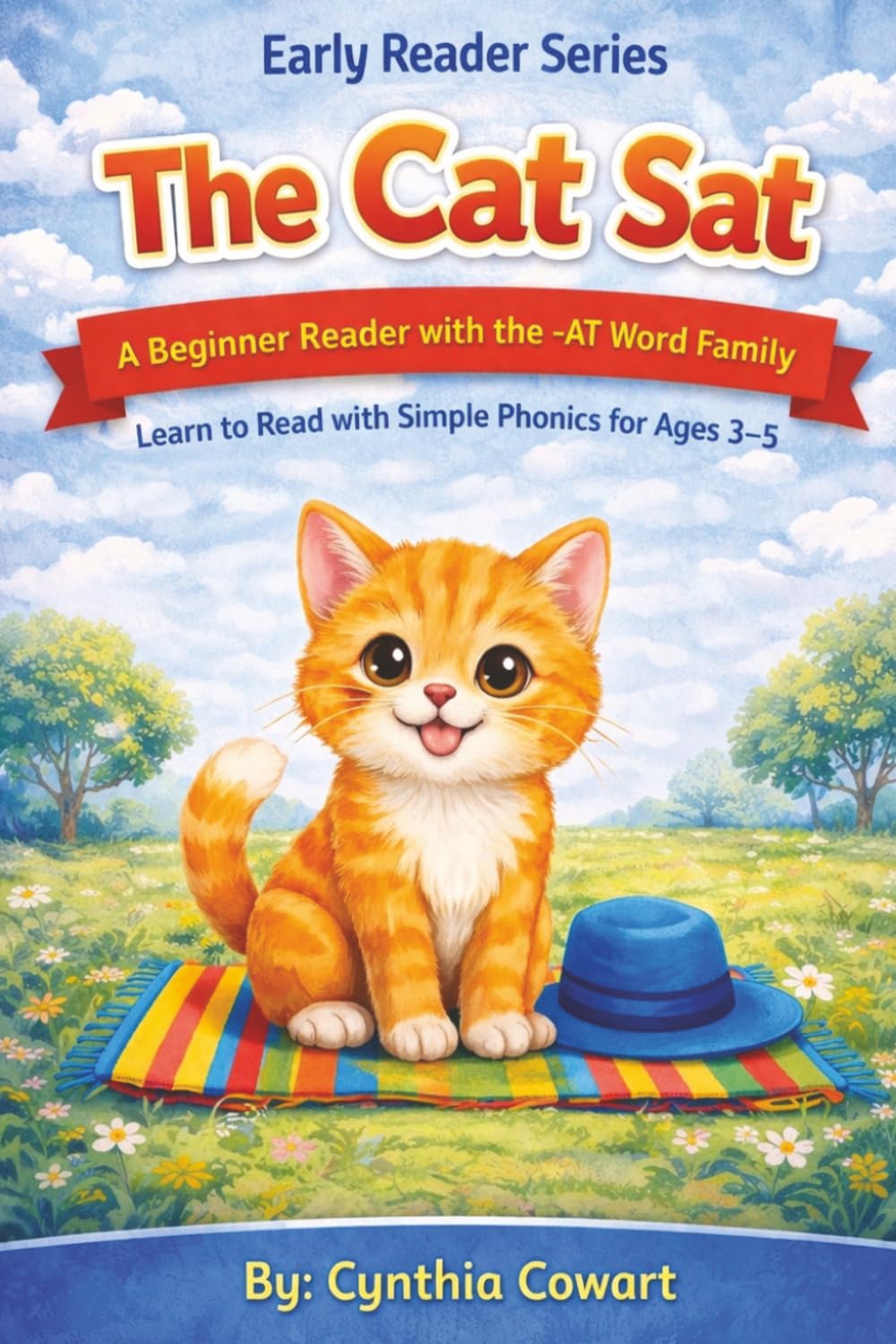 The Cat Sat | Early Reader Series: A Beginner Reader with the -AT Word Family | Learn to Read with Simple Phonics for Ages 3–5 (Sam the Cat Early Readers Series)